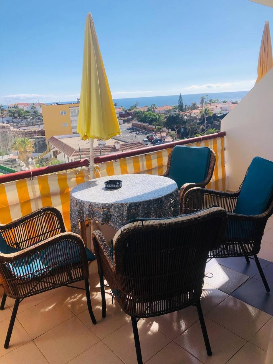 First Line Beach Apartment With Ocean View La Arena Puerto de Santiago  Eksteriør billede